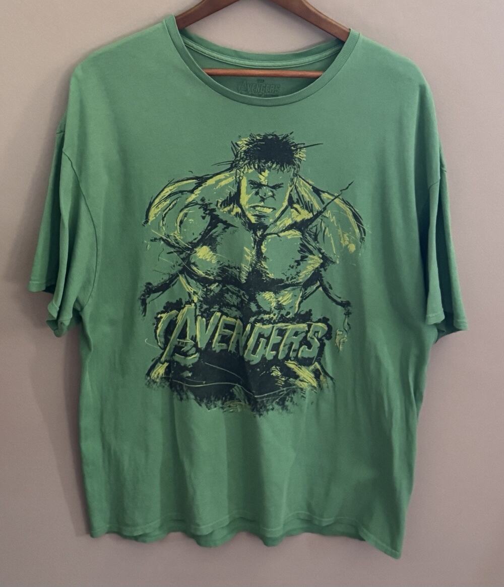 Marvel Avengers The Incredible Hulk Green T-Shirt 2XL